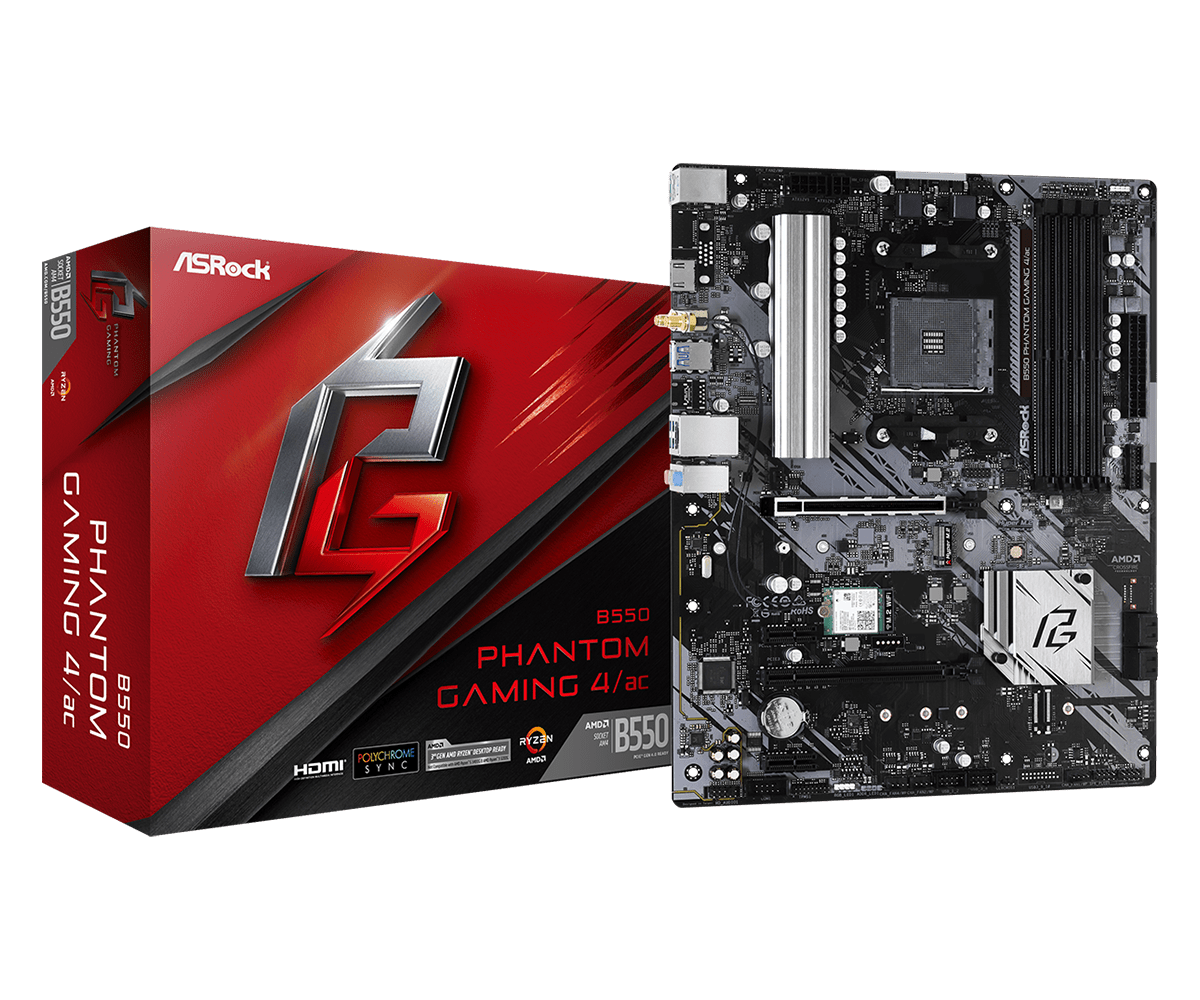 Asrock B550 Phantom Gaming 4 Ac Motherboard Specifications On Motherboarddb